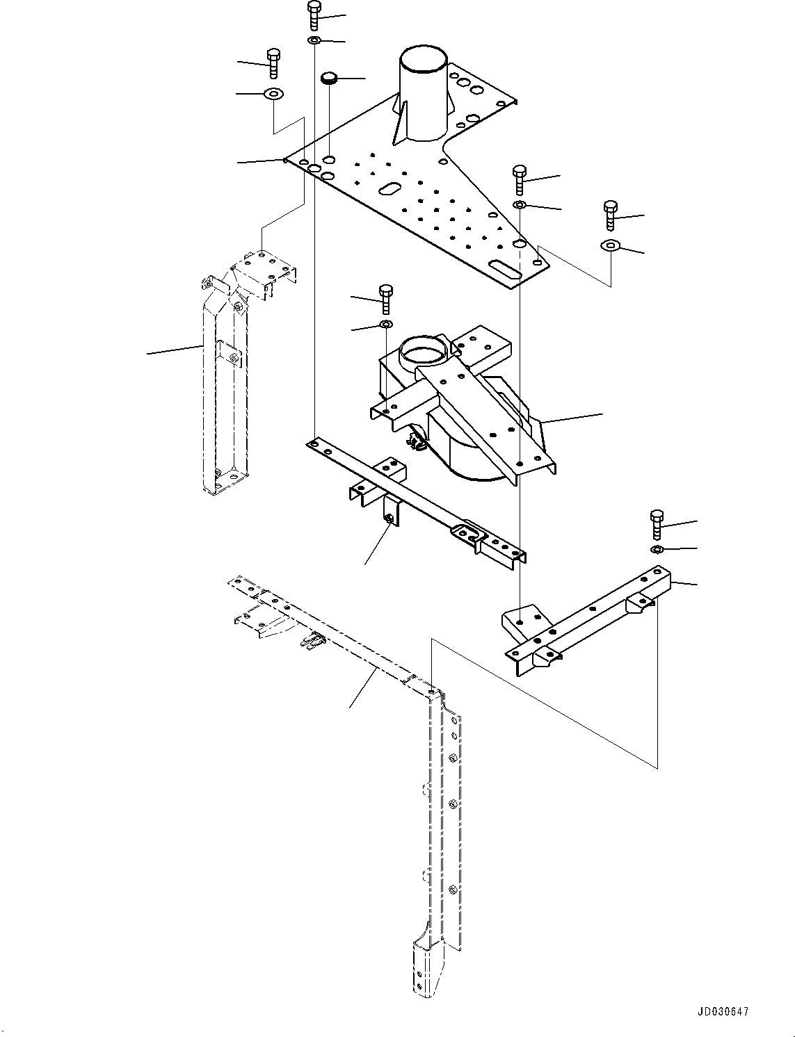 Frame(Frame) (8240-54-1161) KOMATSU