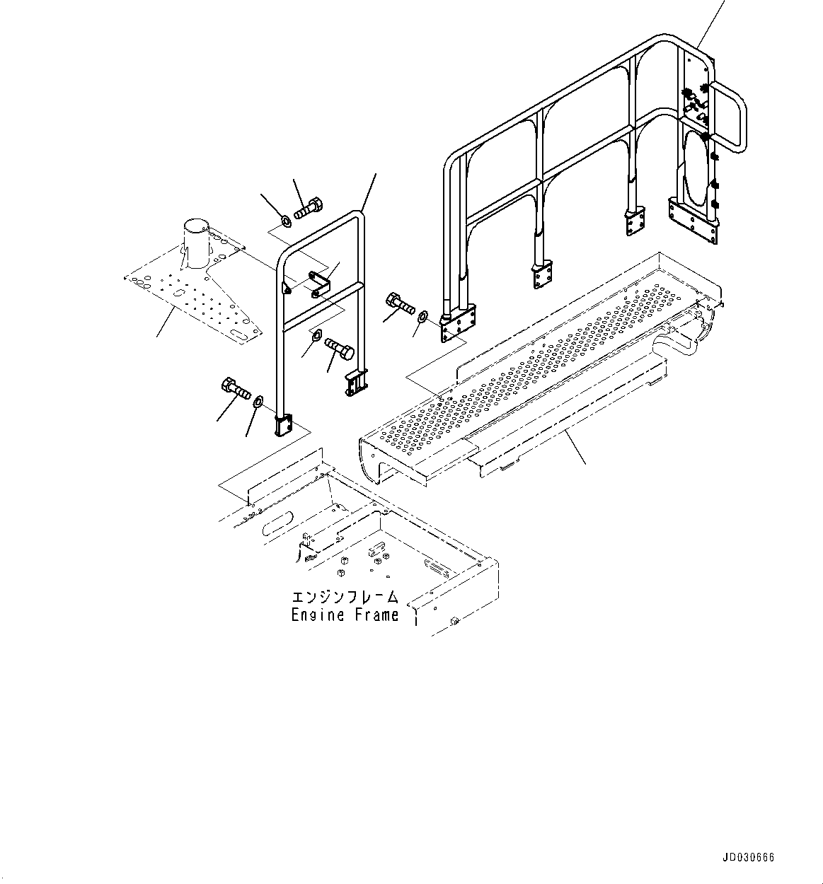 Catwalk(Deck) (8240-54-4783) KOMATSU