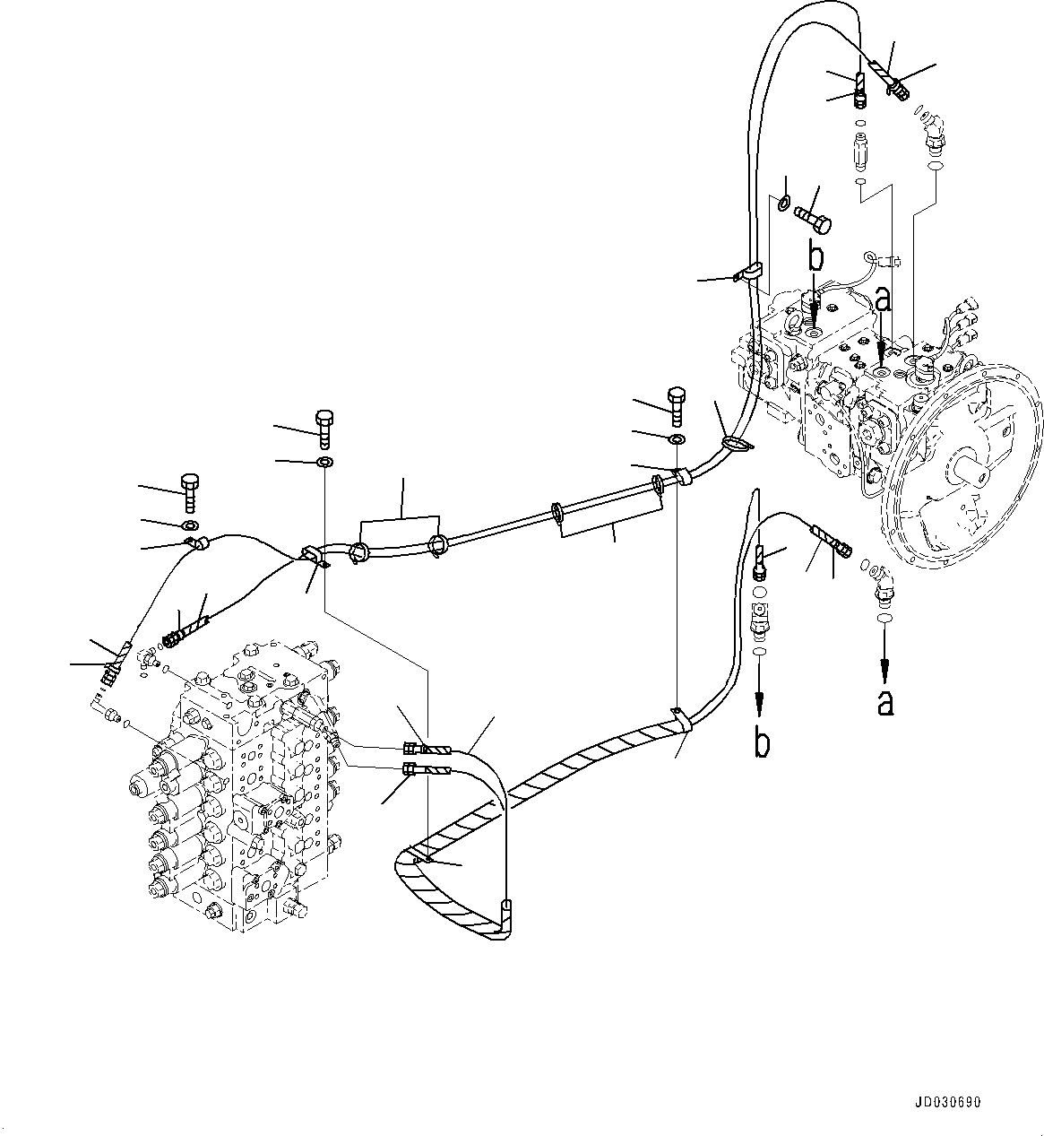 Шланг с торцевым уплотнением 02777-00228 KOMATSU