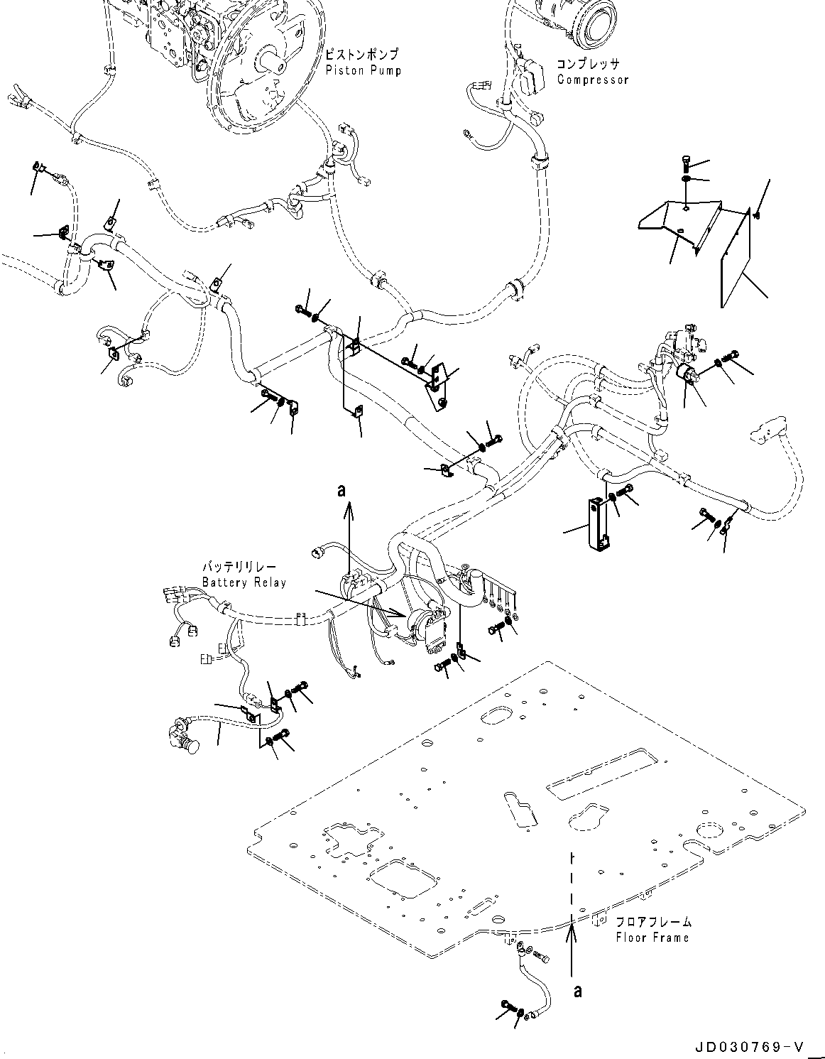 Wiring Harness(Electric Wiring Harness,Emergency Switch,For Australia) (207-06-75432) KOMATSU