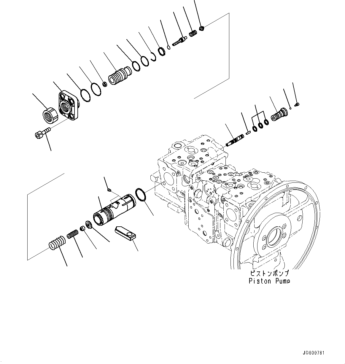 Valve Assembly, PC, Front (708-2L-07412) KOMATSU