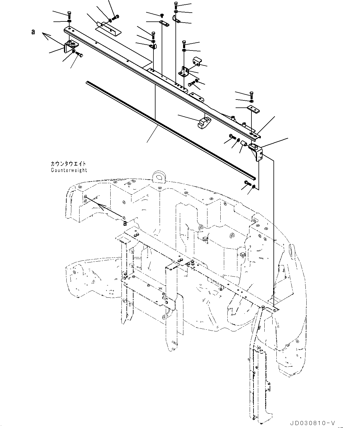 Рама в сборе 22U-54-34900 KOMATSU
