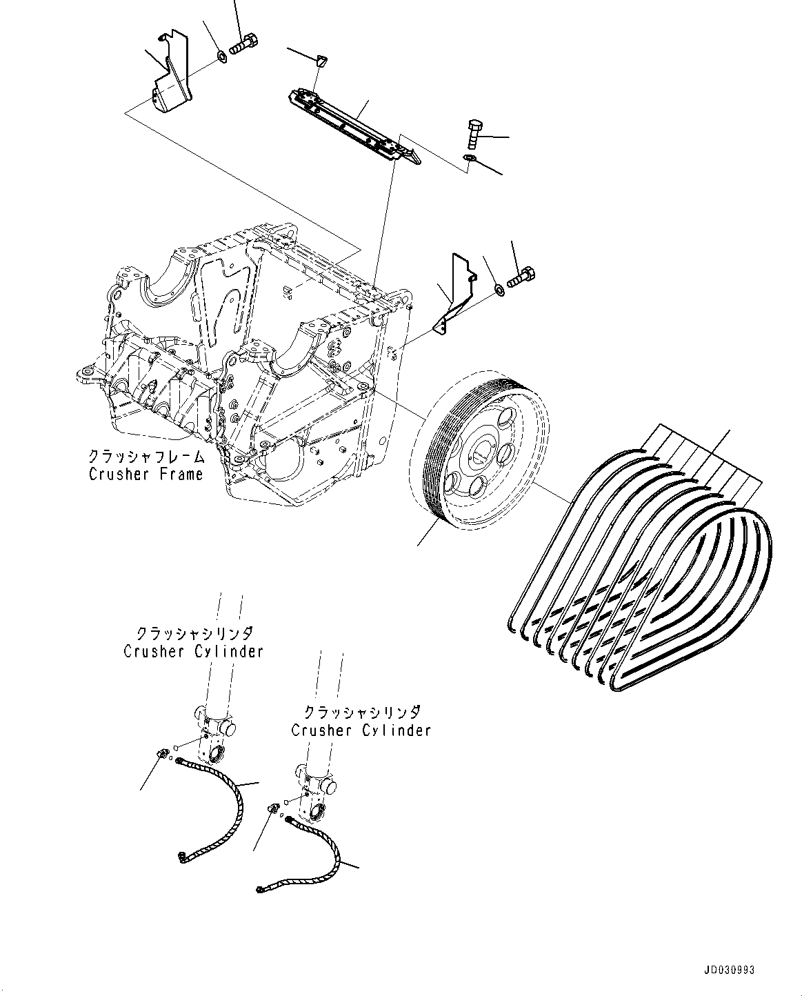 Sheave(Crusher,Driving) (8240-70-5312) KOMATSU