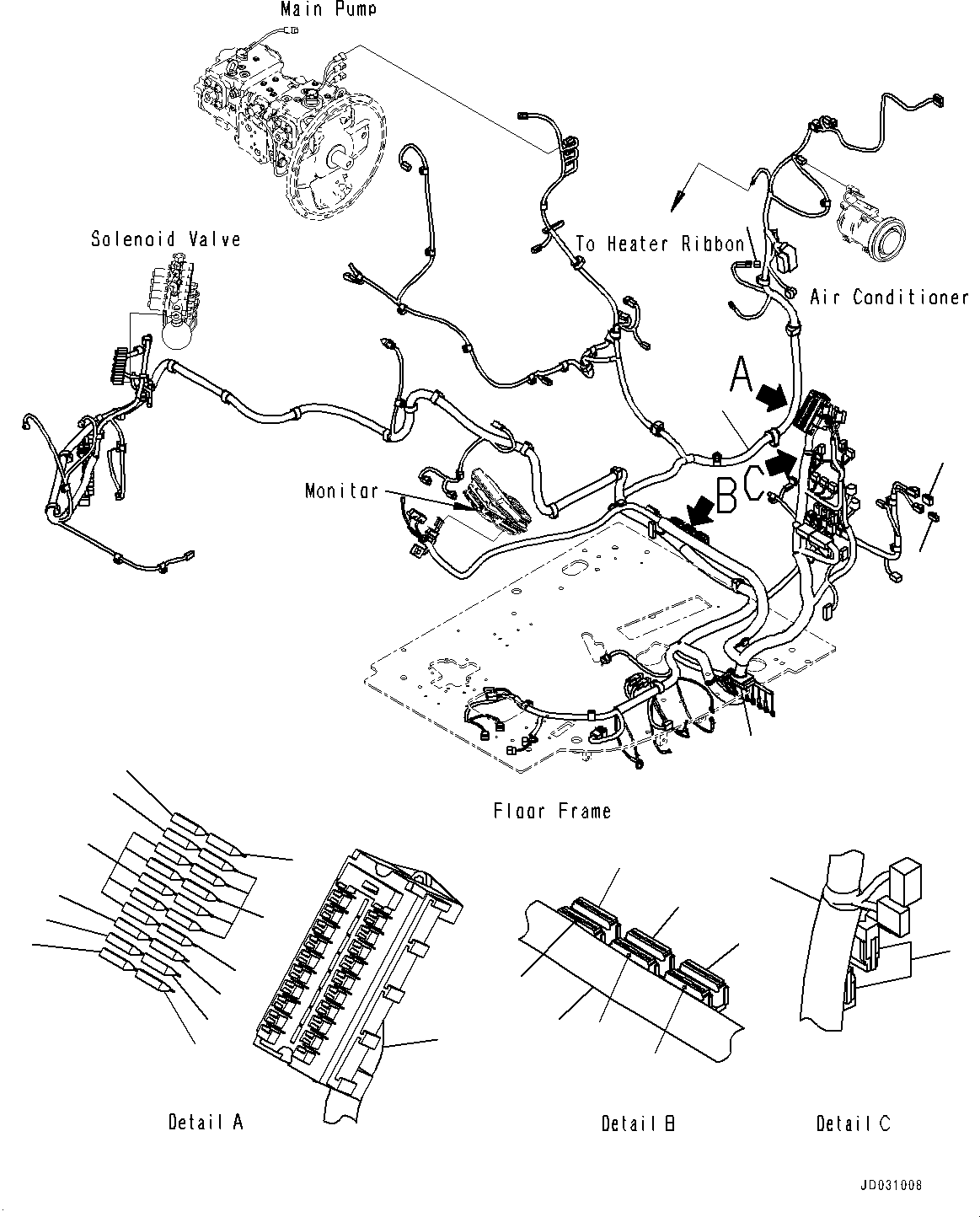 жгут проводов 22U-06-31111 KOMATSU
