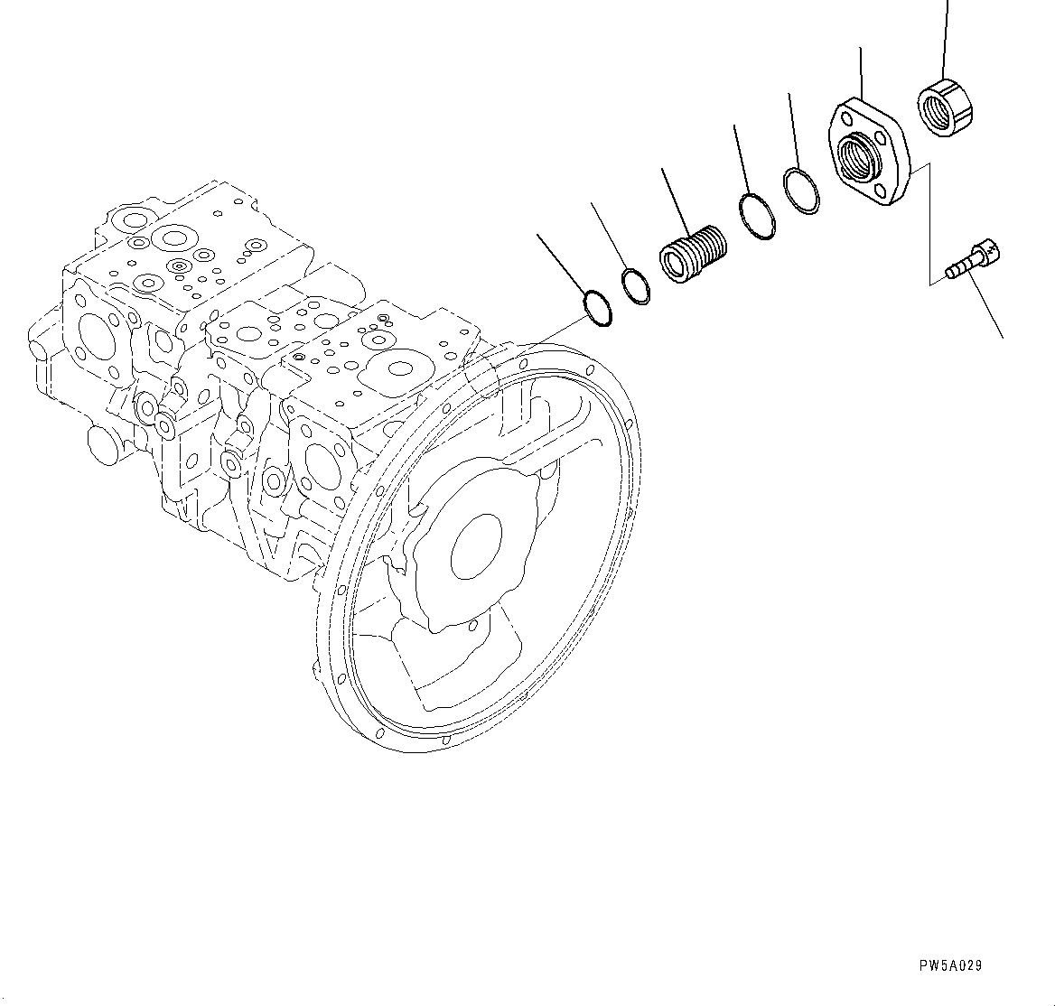 Крышка в сборе (708-2L-06530) KOMATSU