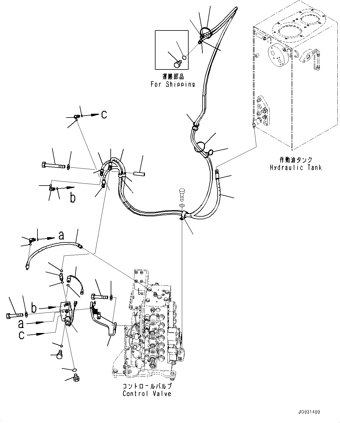 Шланг с торцевым уплотнением 02778-002A6 KOMATSU