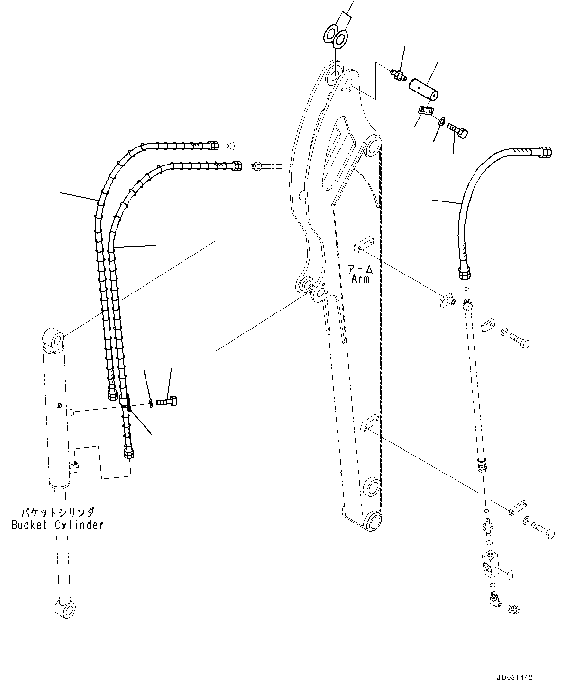 Шланг 22F-943-3231 KOMATSU