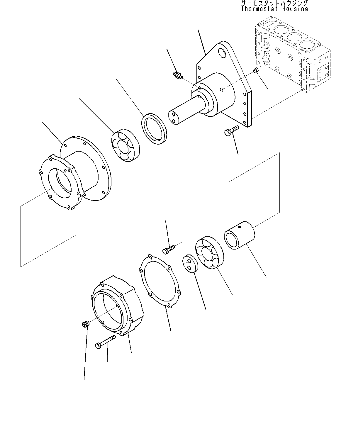 Hub Assembly, Fan 6219-61-3200 KOMATSU