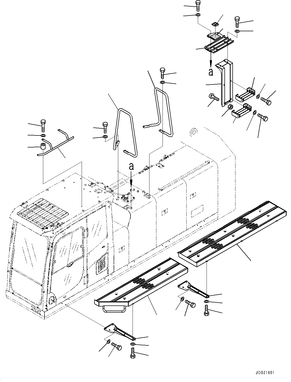 Пластина сварная 21M-60-21170 KOMATSU