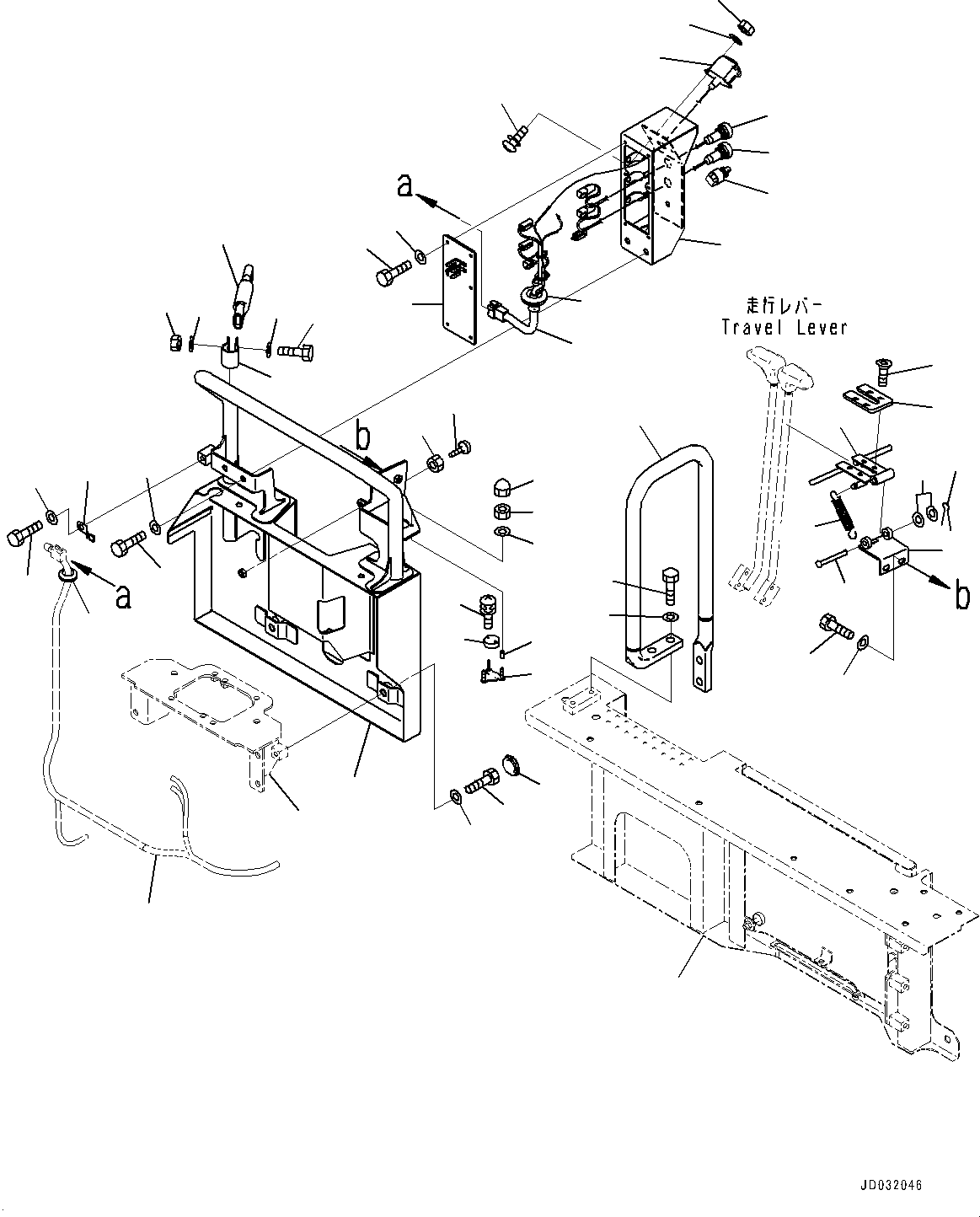 Wiring Harness(Travel Lever,PPC Hose and Wiring Harness) (8234-06-1660) KOMATSU