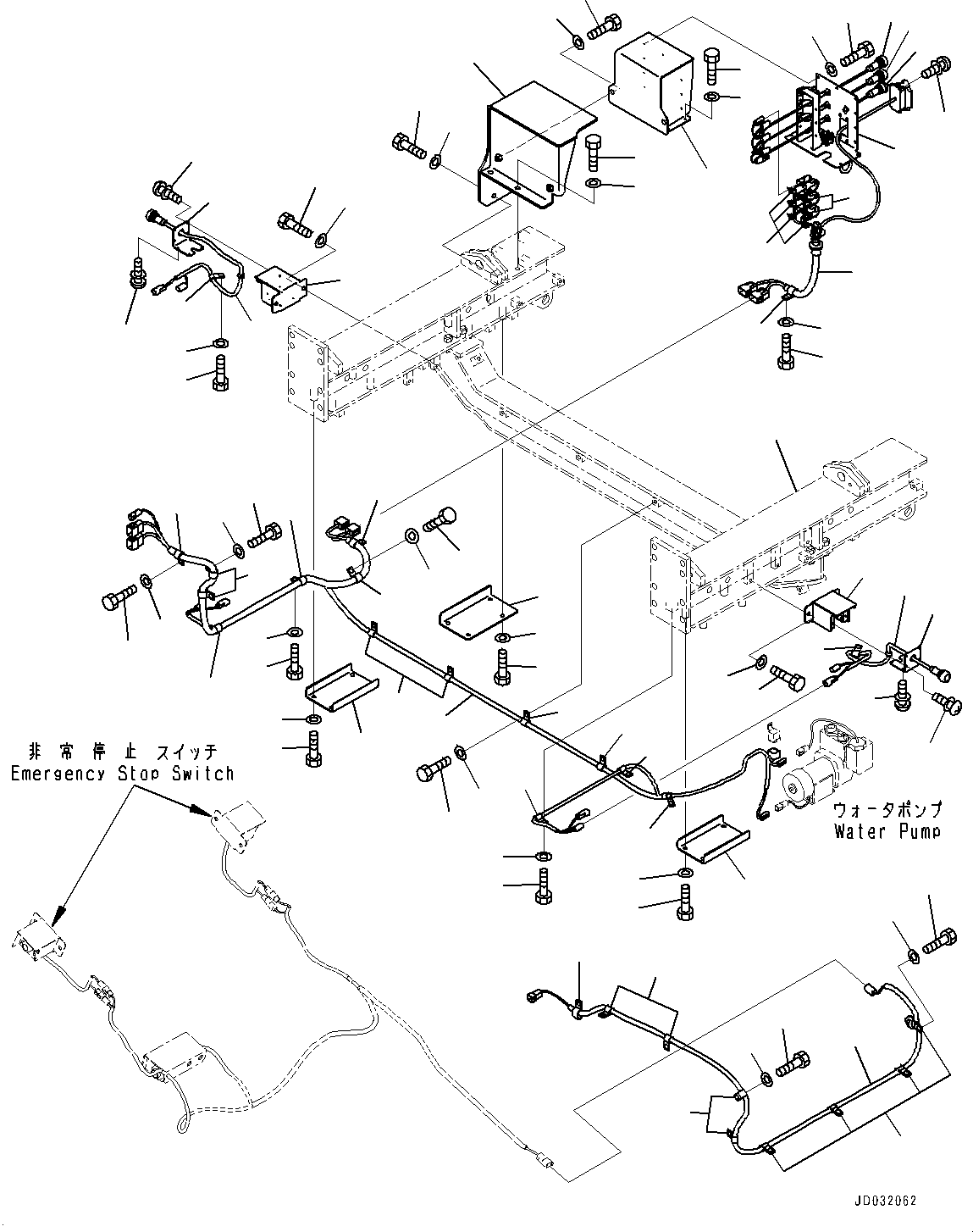 Жгут проводов 8234-06-1613 KOMATSU