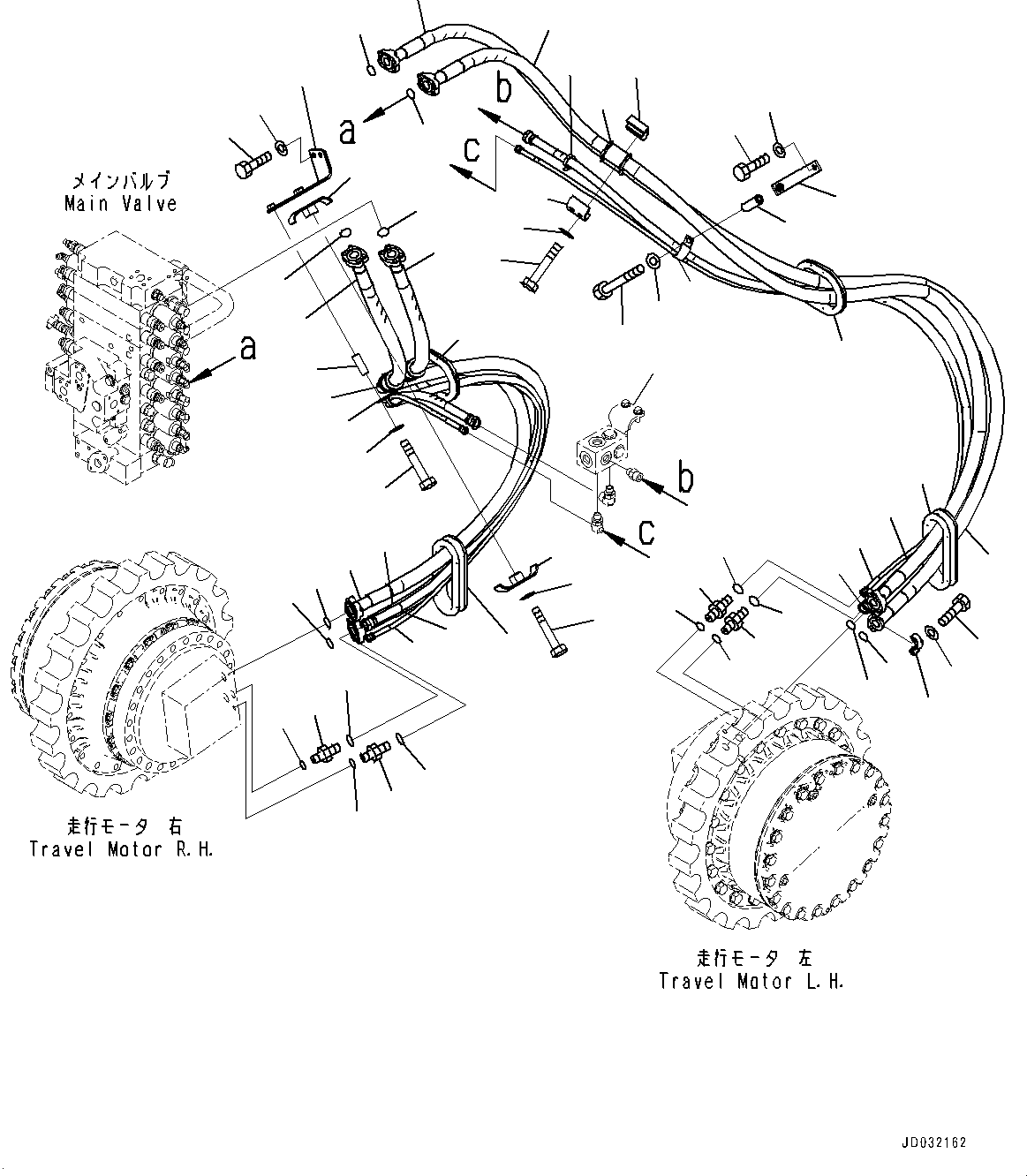 Block(Drain Piping) (8287-62-5190) KOMATSU
