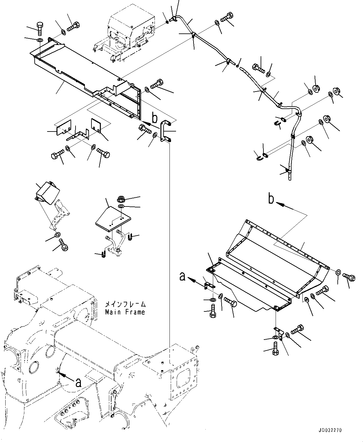 Трубка 561-88-87340 KOMATSU