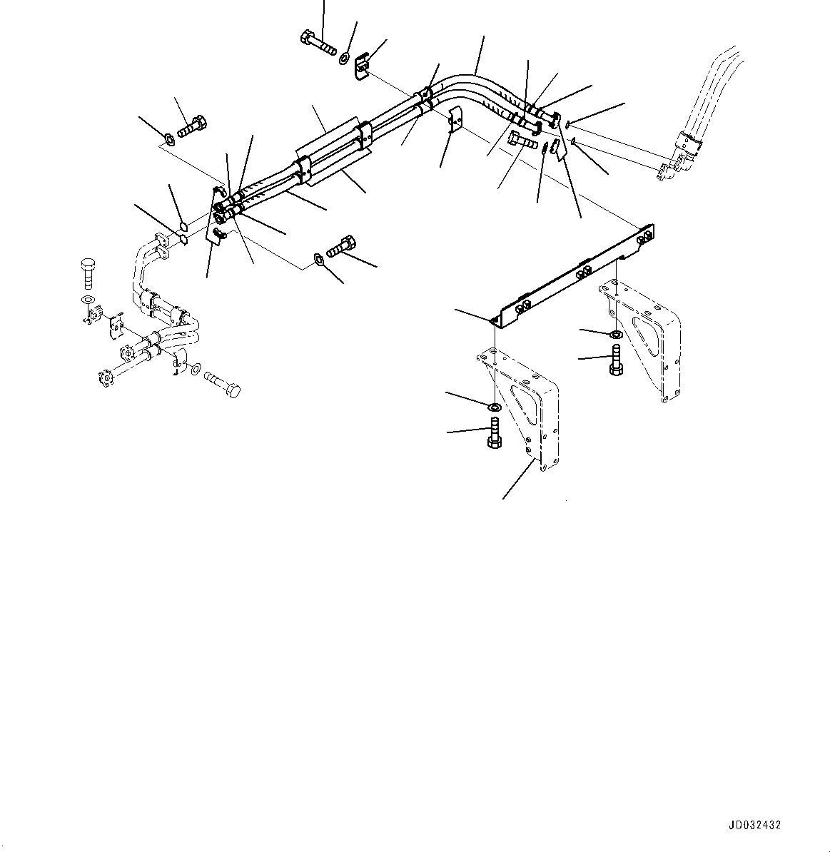 Bracket(Deck) (8234-54-1531) KOMATSU