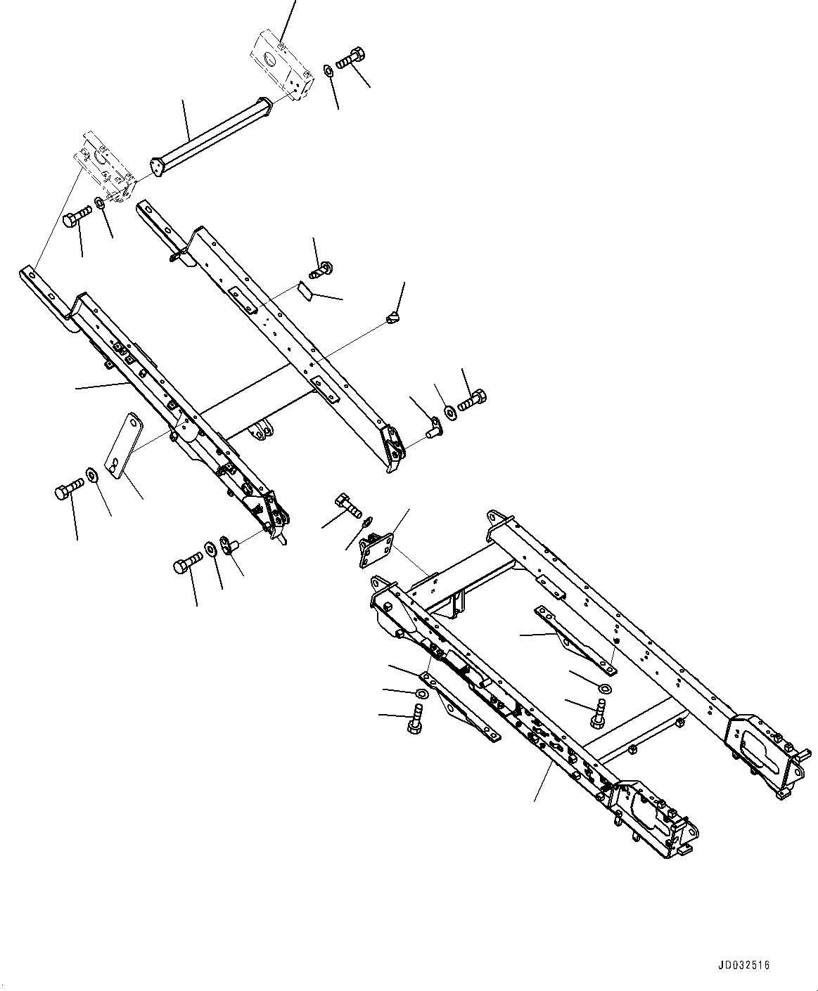 Bracket,R.H.(Side Conveyor,Head Pulley) (8206-75-6121) KOMATSU