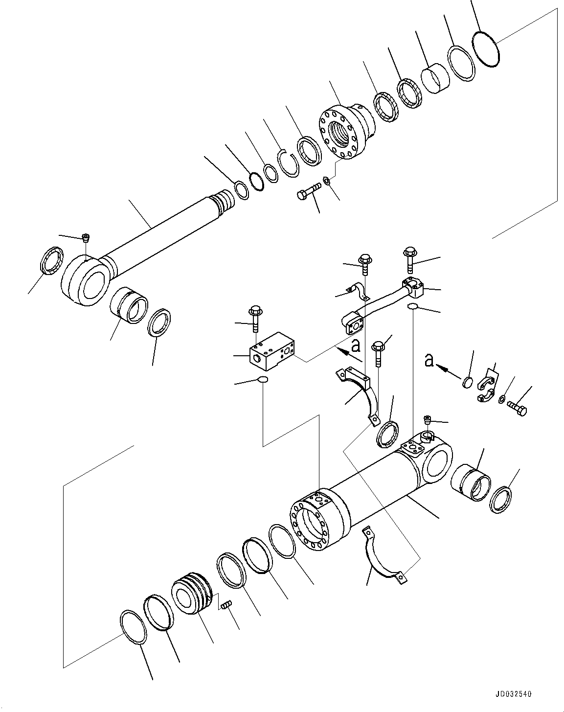 Трубка правая 209-62-53630 KOMATSU