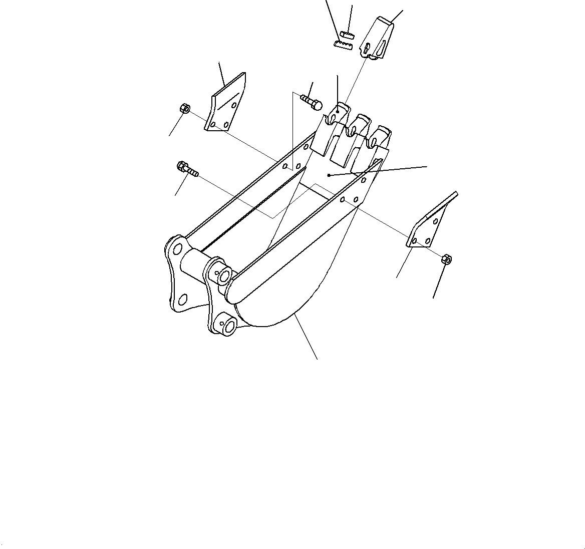 Bucket Assembly 22L-926-1301 KOMATSU