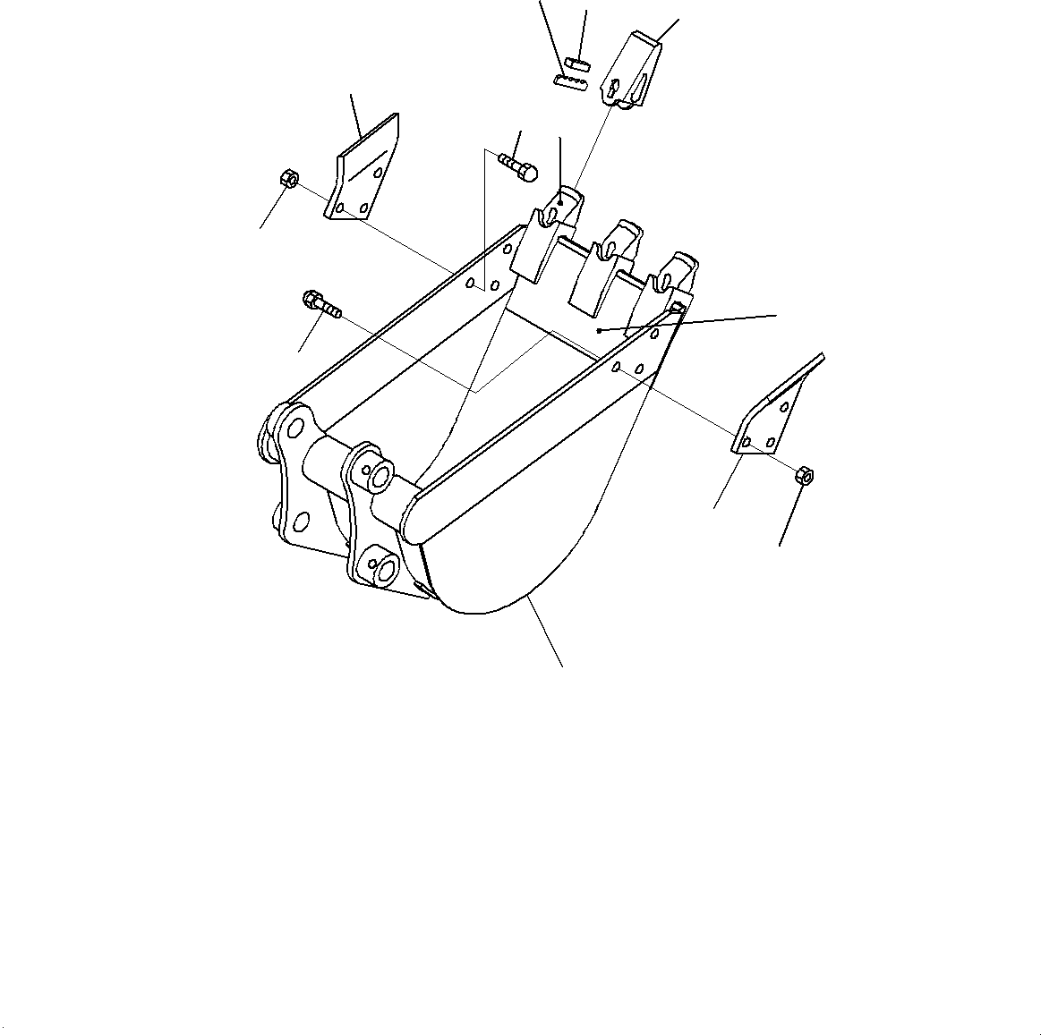 Bucket Assembly 22L-926-1101 KOMATSU