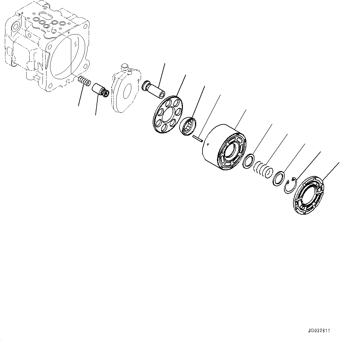 Фиксатор башмака 708-1S-13360 KOMATSU