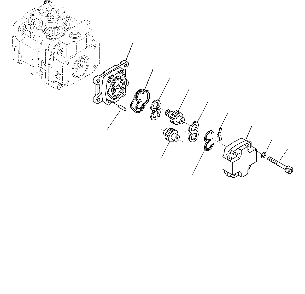 Шестерня ведущая (705-41-20J10) KOMATSU