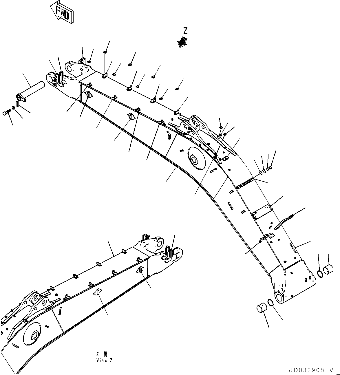 Boom Assembly 21M-942-0350 KOMATSU
