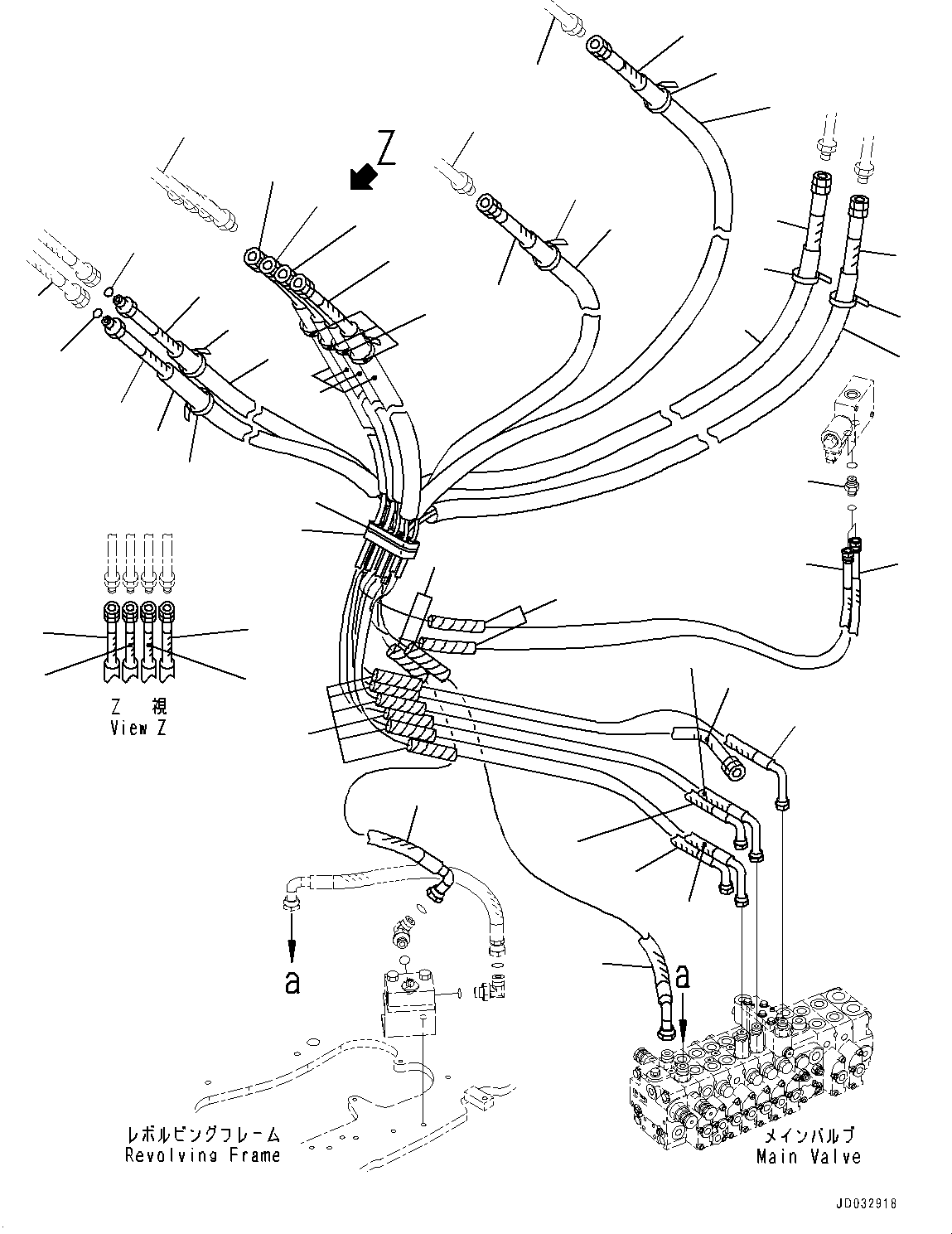 Union(Actuator Piping,Solenoid Valve) (421-62-31110) KOMATSU