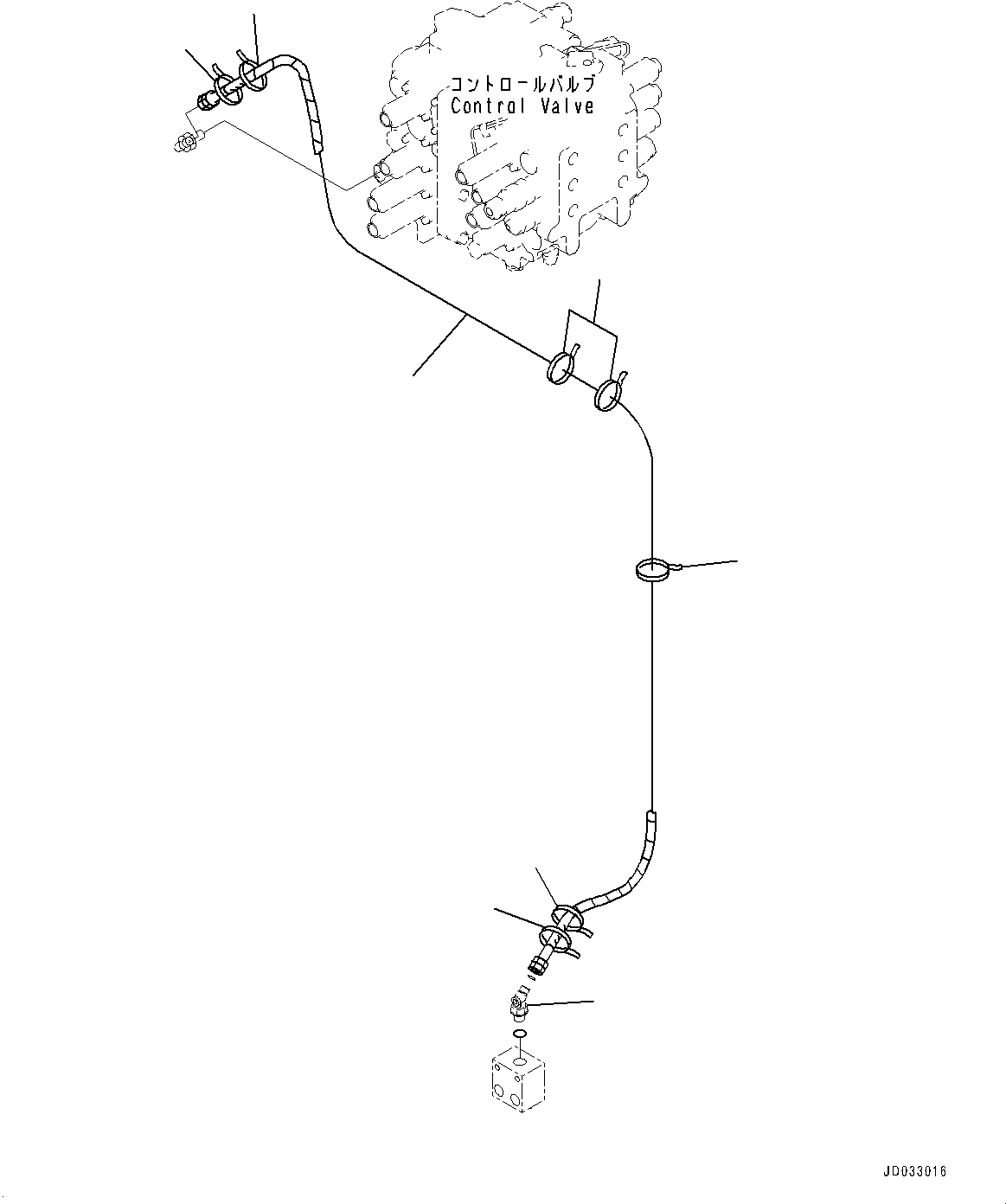 Elbow(Attachment Proportional Pressure Control (PPC) Piping,Related Parts,For Loading Shovel) (21M-62-14330) KOMATSU
