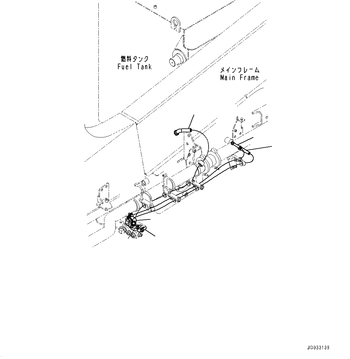 Шланг с торцевым уплотнением 02764-G0616 KOMATSU