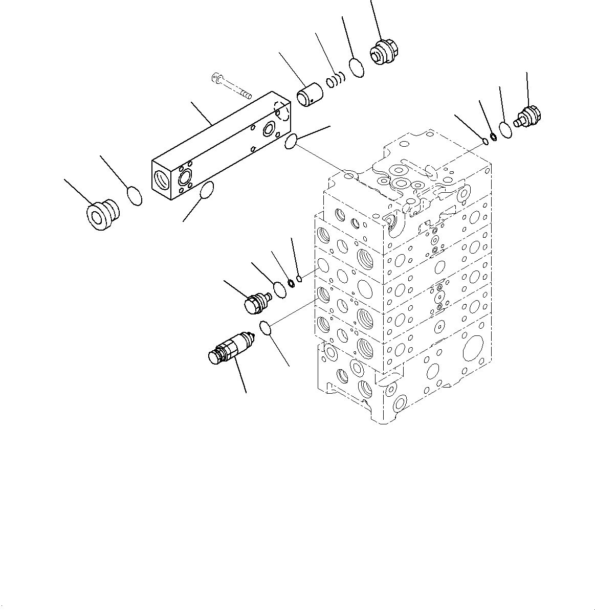 Клапан управления в сборе 723-44-13501 KOMATSU