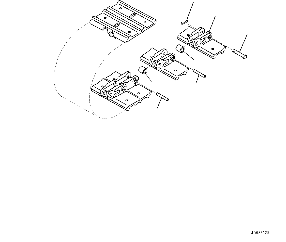 TRACK SHOE, ASSEMBLY 20P-32-R0011 KOMATSU