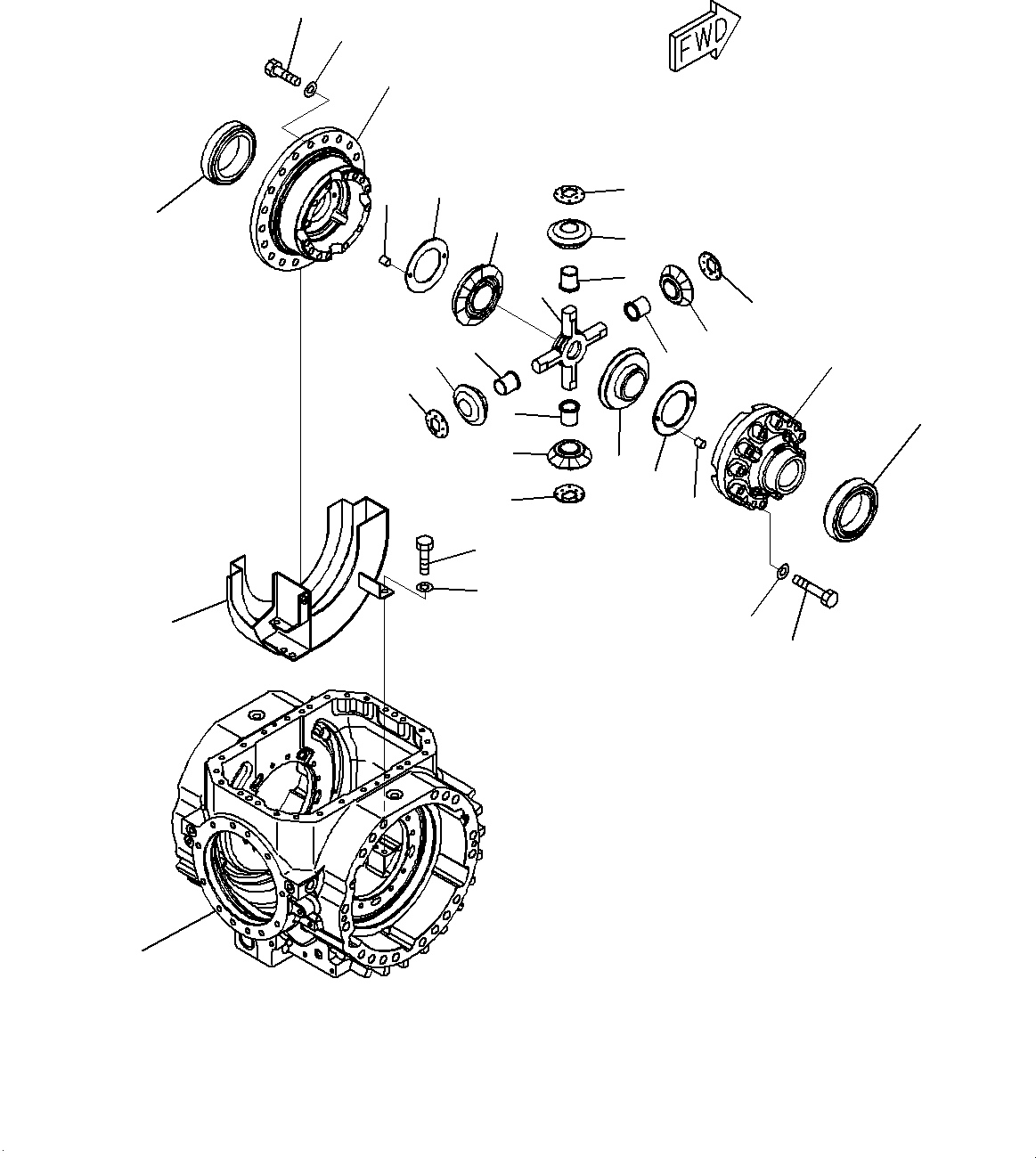Корпус в сборе 421-22-41600 KOMATSU