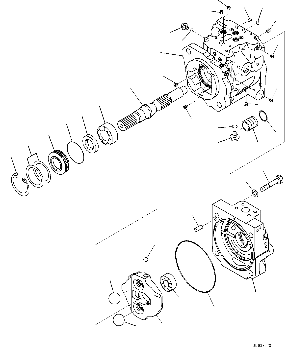 Корпус в сборе (708-1W-04020) KOMATSU