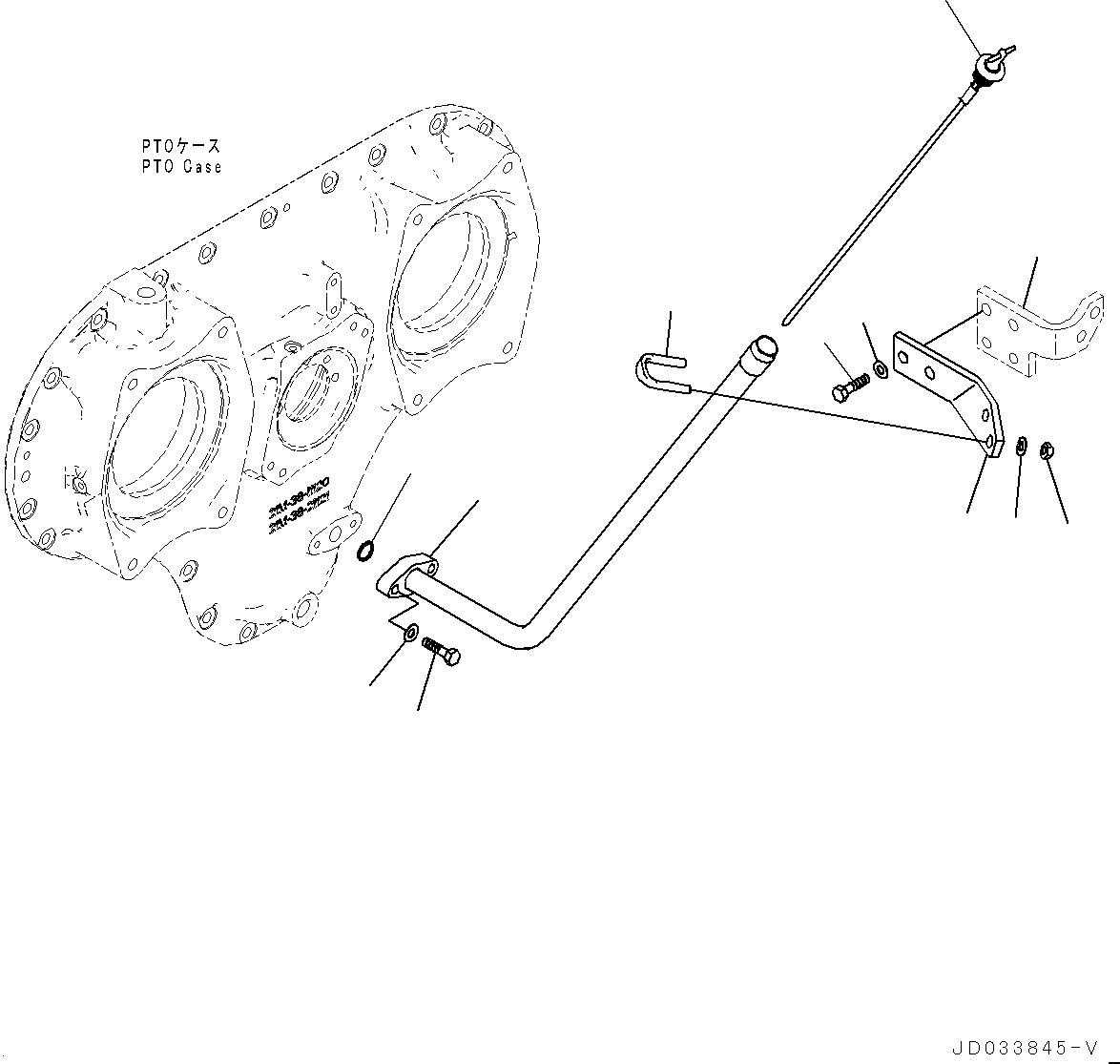 Bracket(Delivery Piping,Pump to Filter,For Counterweight Remover) (21M-62-31290) KOMATSU