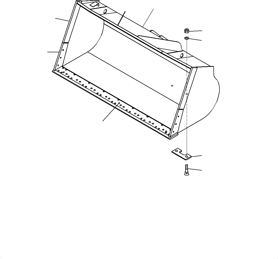 Bucket Assembly 421-70-42900 KOMATSU