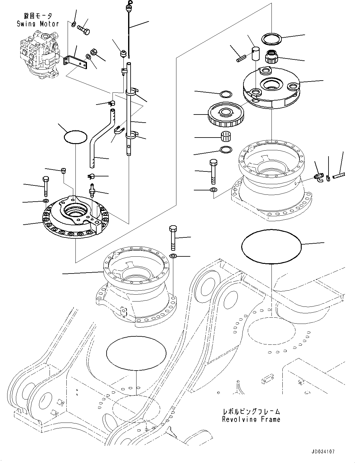 Case(Swing Machinery and Motor,2nd Carrier and Pinion, Front) (209-26-72130) KOMATSU