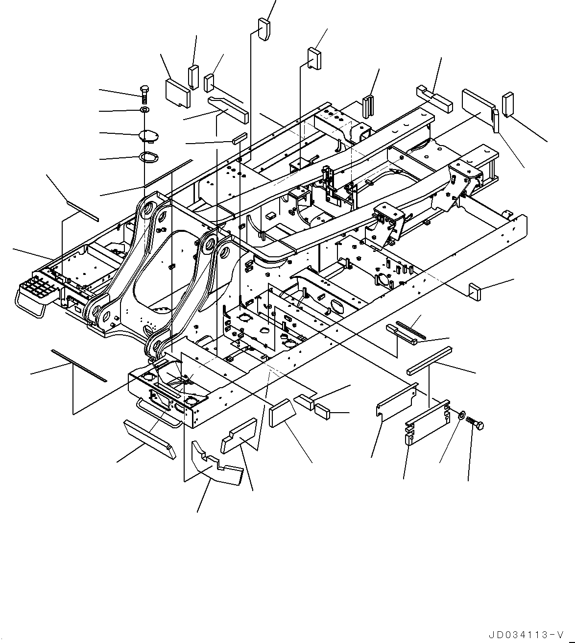 Рама 209-46-46313 KOMATSU