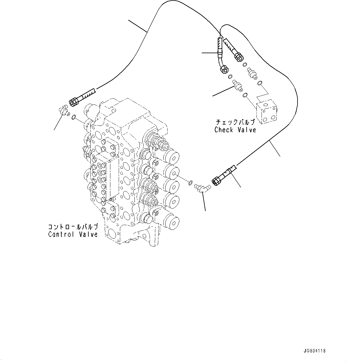 Шланг 209-62-45380 KOMATSU