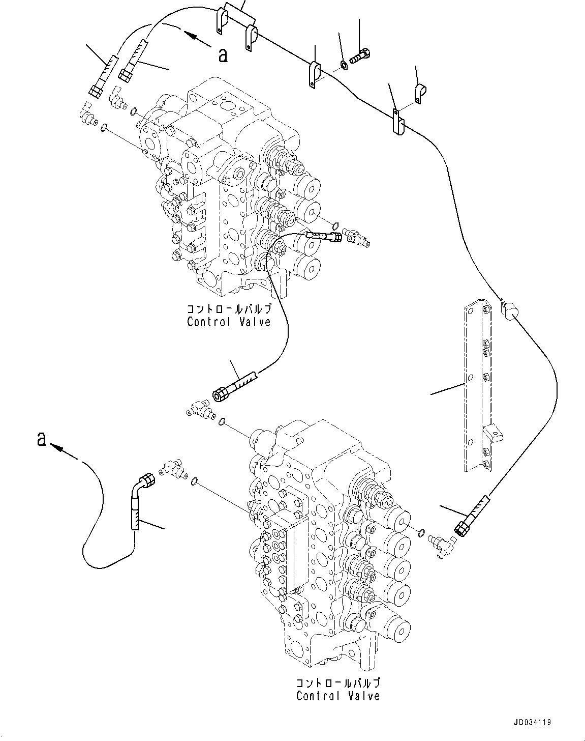 Bracket(Proportional Pressure Control (PPC) Piping Joint,Joint) (209-64-16822) KOMATSU