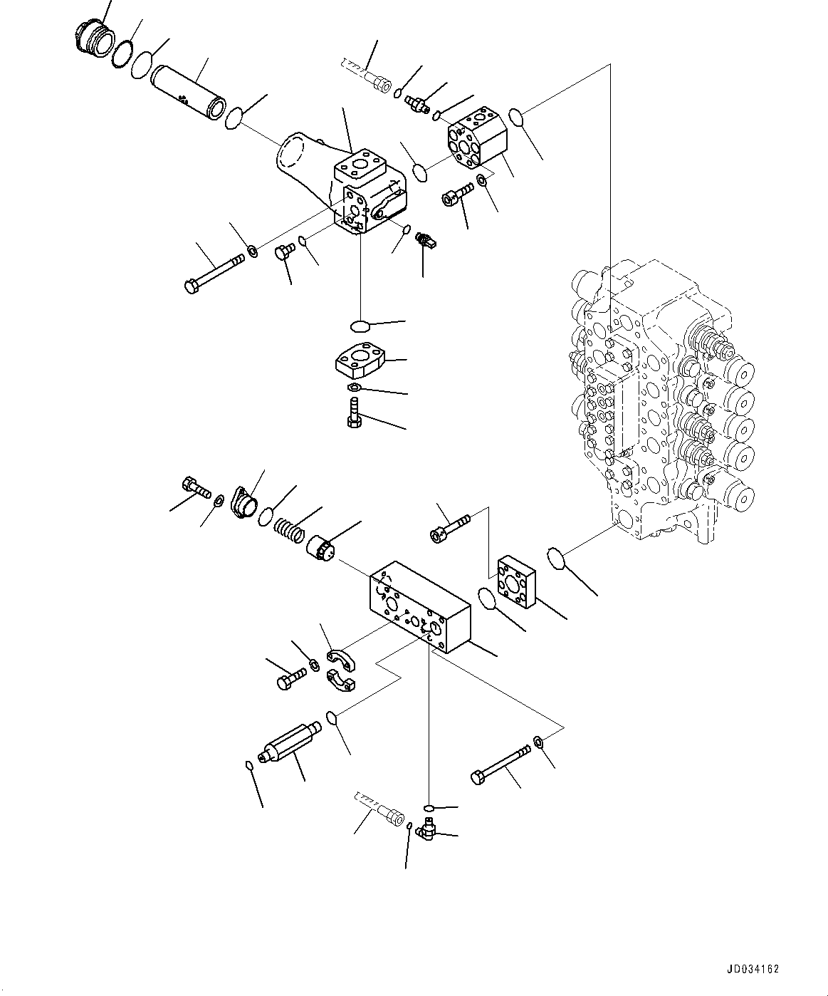 Hose(Shuttle Valve Piping,Shuttle Valve Mounting) (209-62-42291) KOMATSU
