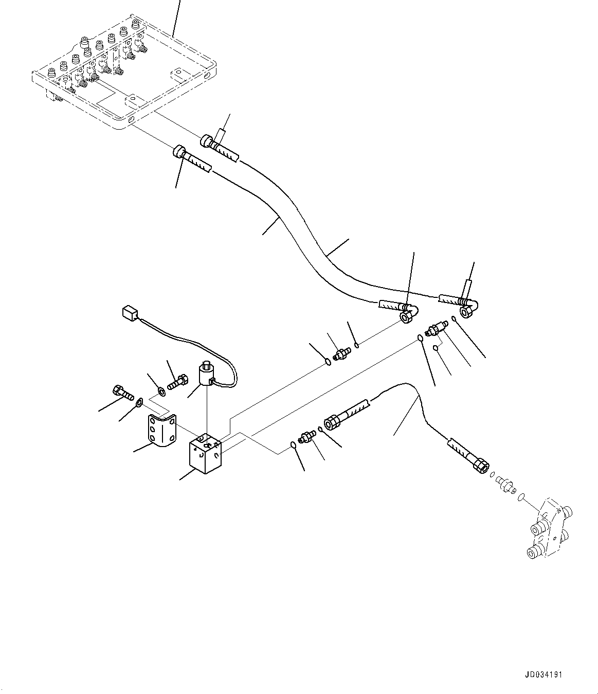 Joint(Proportional Pressure Control (PPC) Piping Joint,Joint,Loading Shovel) (209-64-17560) KOMATSU