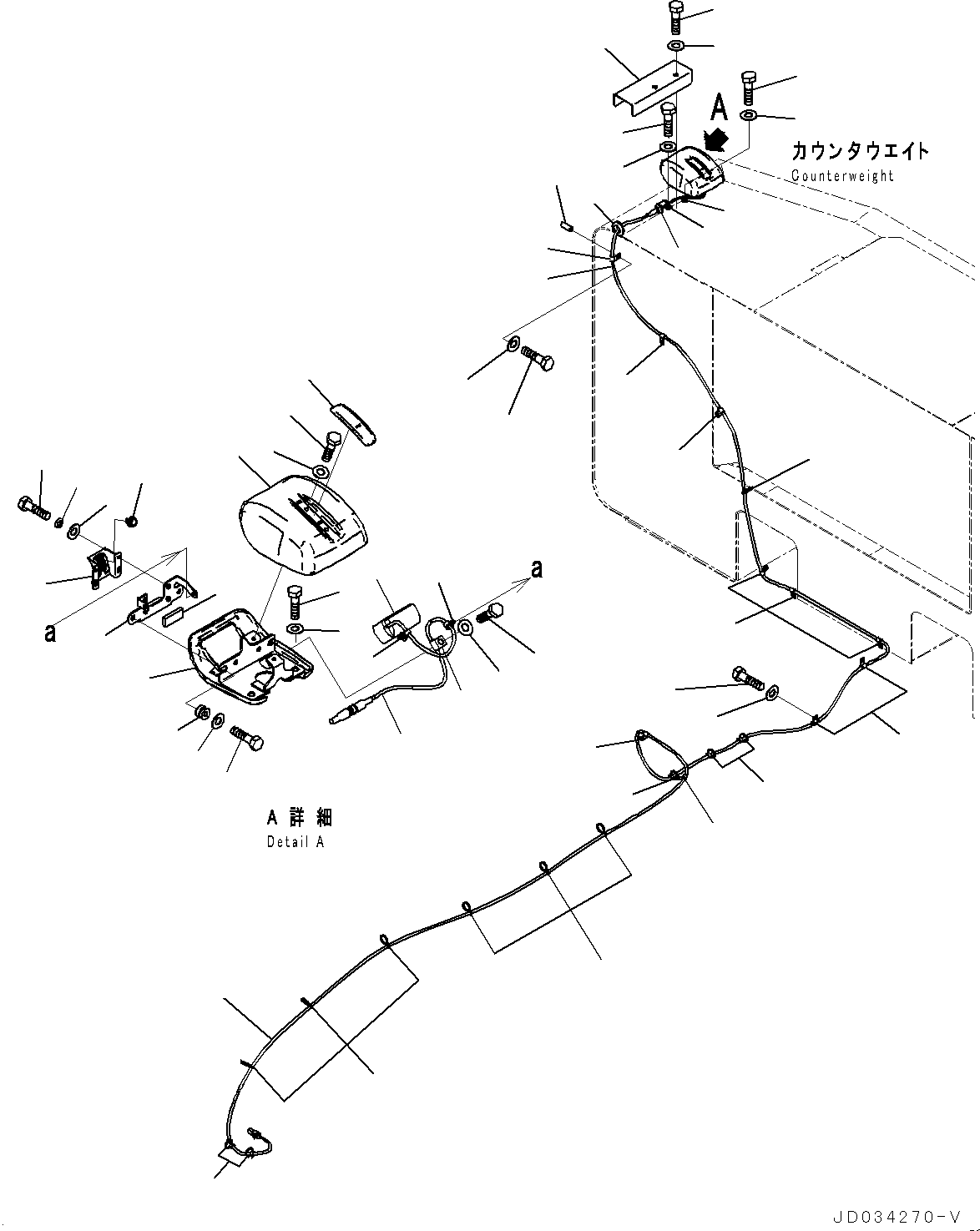 Кабель 209-06-45250 KOMATSU