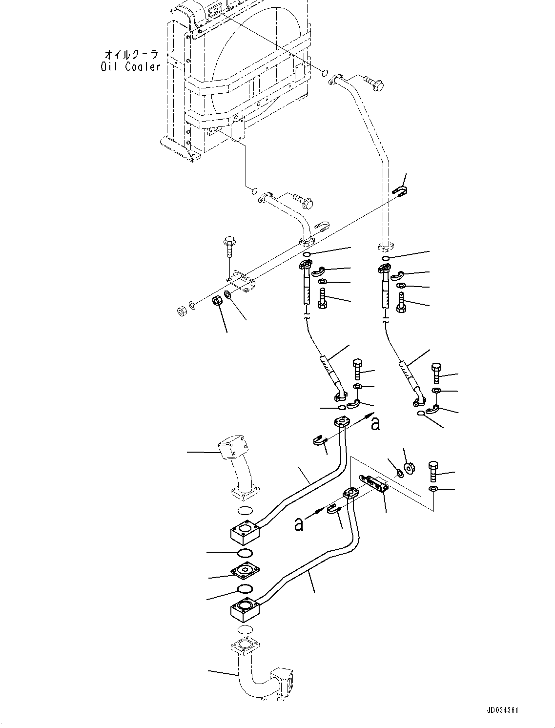 Tube(Hydraulic Tank,Suction Piping,With Hot Area Arrangement (55 deg C)) (427-S05-4431) KOMATSU