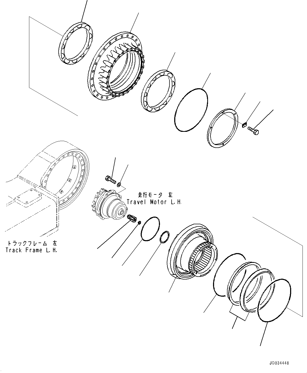 Уплотнительное кольцо круглого сечения 14X-09-51150 KOMATSU