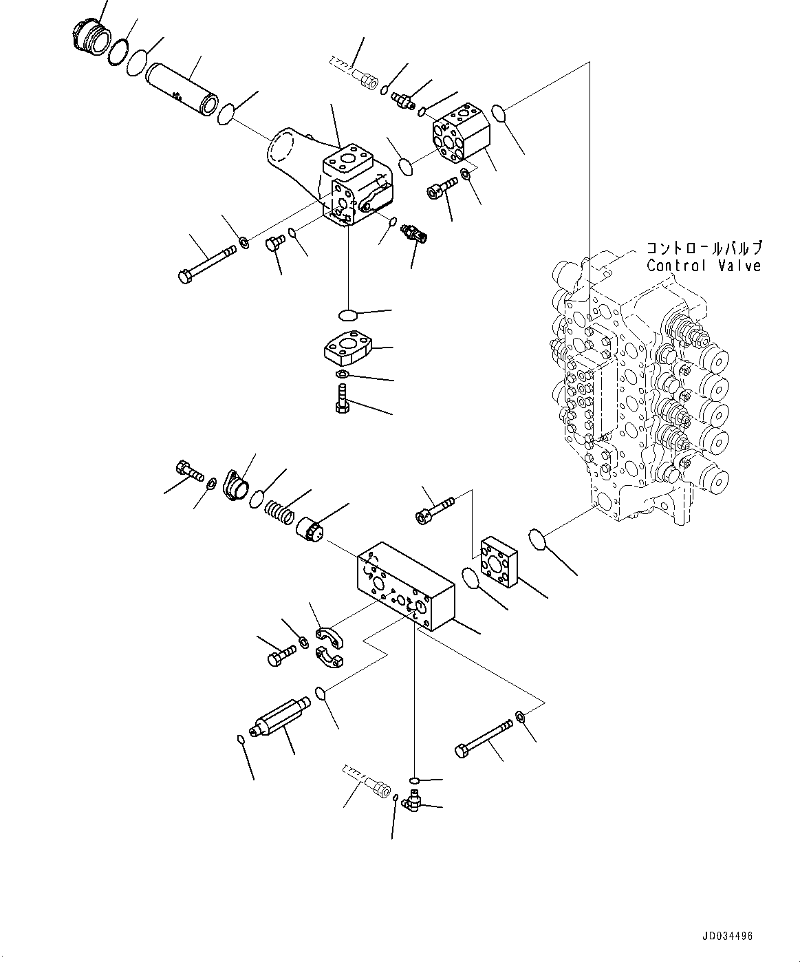Болт с внутренним шестигранником 01253-A1400 KOMATSU
