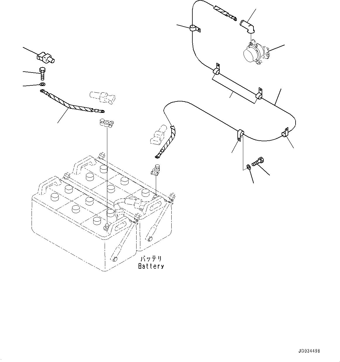Relay(Electric Wiring Harness,Starting Wiring Harness,With 1-Service Valve) (08088-40000) KOMATSU