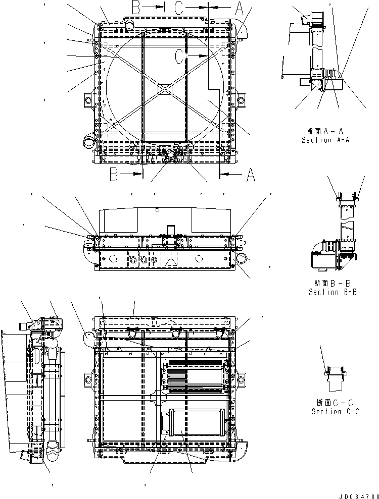 Опора 569-03-89132 KOMATSU