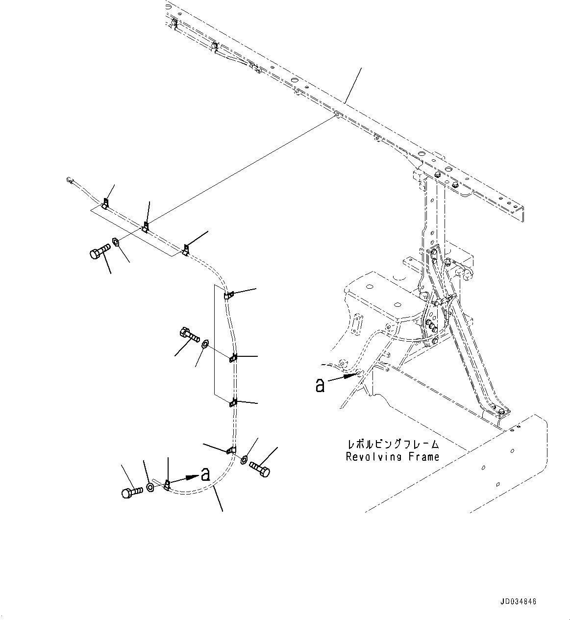 Frame(Frame) (209-54-45321) KOMATSU