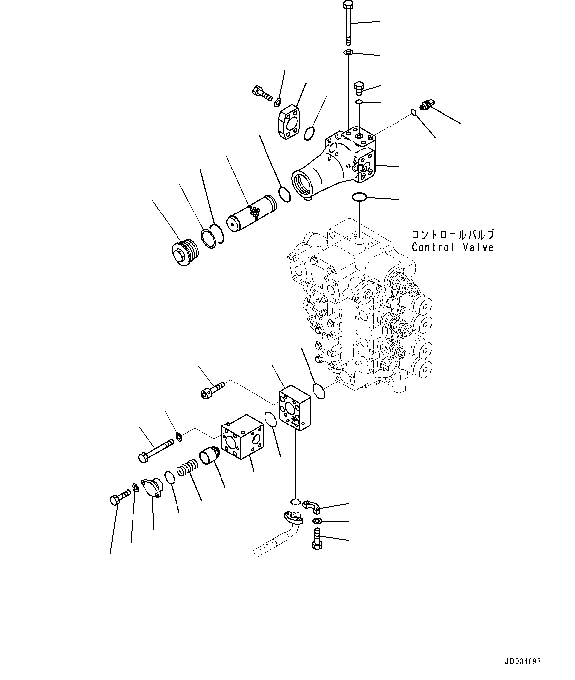 Болт с внутренним шестигранником 01252-A1260 KOMATSU