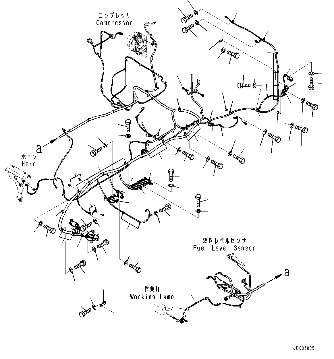 Жгут проводов 209-06-45712 KOMATSU