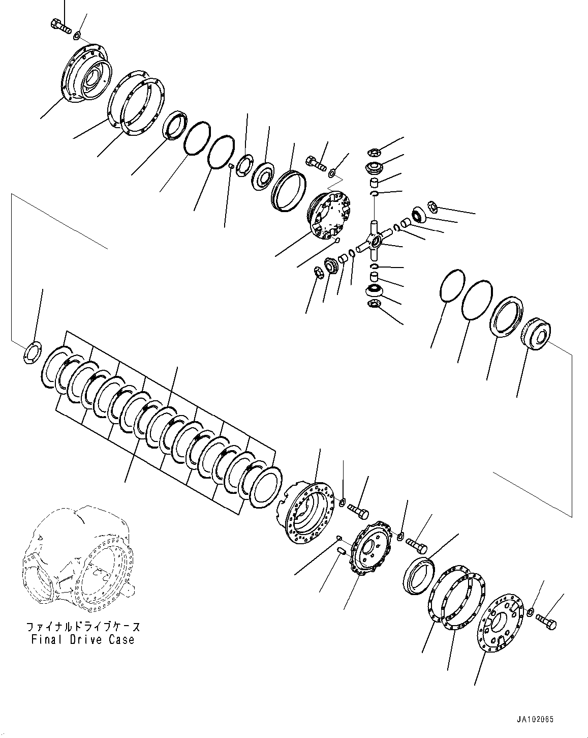 Корпус 23B-22-81610 KOMATSU